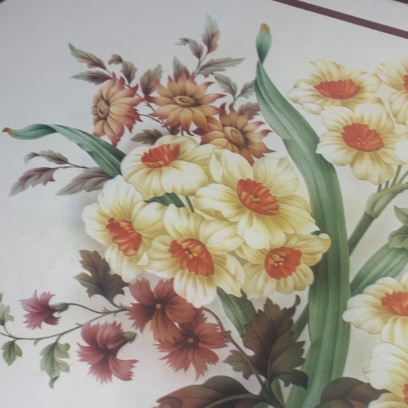 Vintage 1970 Melamine Service Tray - Picture 4 of 11